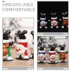 LOGOFUN 6PCS Christmas Wind Up Toys Xmas Stocking Stuffers Wind Up Toys Snowman Reindeer Walking Jumping Clockwork Toy for Festival Party Supplies