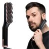 Beard & Hair Straightener, Secure Auto Shut-Off, 3in 1 Heated Straightening Beard Brush 360 Degree Swivel Cord Temperature Adjustable