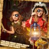 Libima 24 Sets Pirate Eye Patches and Telescopes Sets for Kids, Plastic Pirate Telescopes Pirate Patch Bulk Pirate Party Favors Kids Pirate Accessories for Halloween Pirate Theme Birthday Supplies