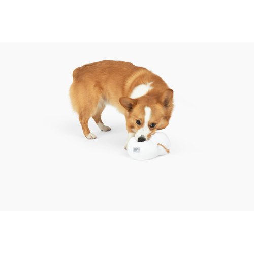 Midlee Marshmallow Snowman Dog Toy- Winter Plush Tug Tug