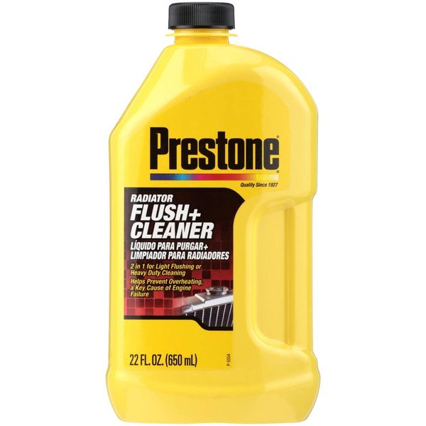 Prestone AS105 Total Cooling Syststem Cleaner for Radiator, Heater Core, and Hoses, 22 oz., 1 pack , (Packaging May vary)