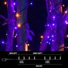 HeKation Christmas Outdoor Lights, 300Led 100FT Christmas Twinkling String Lights for Tree, Indoor, Outdoor, Purple and Orange Christmas Lights with Remote Control 8 Modes & Timer