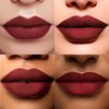 Ruby Kisses Velvet Lip Cream, Matte Finish Lipstick, Rich Color, Long Lasting Lip Stain, Lightweight, Nourishing, Hydration, High Pigment Lip Tint (ROSEWOOD)