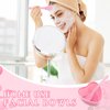Teenyyou 10 Sets Facial Bowls Plastic Heart Shaped Facial Mask Mixing Bowl with Spatula Pink Facemask Bowl DIY Skin Care Mixing Tool Kit Esthetician Supplies for Lady Women Home Beauty Salon