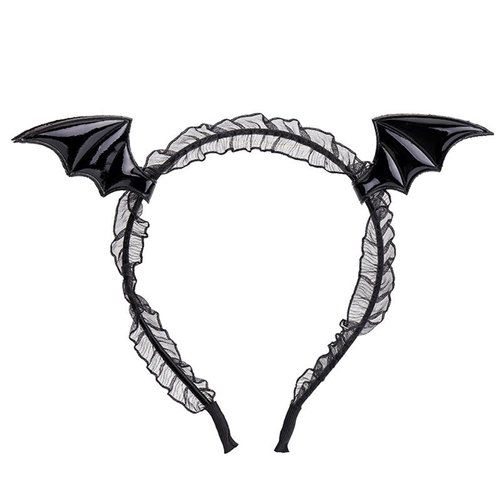 WRBAJIS Halloween Headband Bat Wings Hair Bands Cute Bat Hair Accessories for Women Girls Halloween Party Supplies
