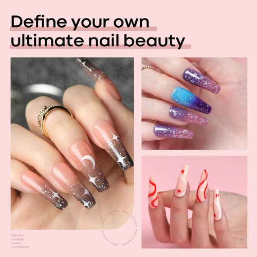 MODELONES 600pcs Coffin Nails Fake Nail Tips Clear Full Cover Acrylic False Nails for Nail Salons and DIY Nail Art