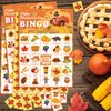 OHOME Thanksgiving Crafts for Kids | Thanksgiving Bingo Cards - 24 Players Thanksgiving Games - Thanksgiving Gifts Party Favors for Kids | Friendsgiving Activities Toys Party Supplies