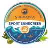 STREAM2SEA Sunscreen Balm in Tin, SPF40 Reef Safe Mineral Sunscreen, Face & Body Biodegradable Sunscreen, Natural Organic Unscented Travel Size Reef Safe Sunscreen with Zinc Oxide, 2.8 oz