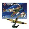 Airfix Quickbuild Supermarine Spitfire Airplane Brick Building Plastic Model Kit J6000 Brown