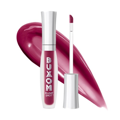 BUXOM Plump Shot Collagen-Infused Lip Serum, Plum Power