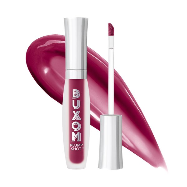 BUXOM Plump Shot Collagen-Infused Lip Serum, Plum Power