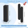 Cositina 100 Pack 0.78 * 0.78 * 3.34 inch Kraft Paper Lipstick Box Rectangle Lip Balm Kraft Boxes Essence Oil Bottle Packaging Organzier for Makeup Sample Tube Storage DIY Gifts - Black