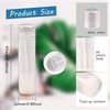 15 Pcs 0.5oz Lip Balm Tubes Empty DIY Lipstick Tubes Refillable 15g Lip Balm Containers Lip Gloss Tubes Deodorant Containers (clear)