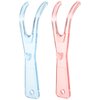 Healifty Dental Floss Holder for Teeth - 2 Pack Reusable Reusable Floss Handle Holder Replacements Floss Handles for Tooth Cleaning (Random Color)