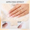 ROSALIND Clear Acrylic Nail Powder 50g/1.76oz Acrylic Clear Powder for Nail Acrylic Extension, Professional Crystal Polymer Clear Nail Powder Acrylic Nail Caving, Dry Naturally No Nail Lamp Needed