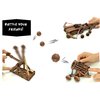 PATHFINDERS Leonardo Da Vinci weapons mini model kits catapult crossbow bombard set of 3 Engineering kits Educational Toys for Kids Science kit for Kids Age 8-10 10-12 stem Projects Wood Building Kits
