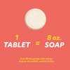 Softsoap Hand Soap Tablets, Foaming Hand Soap Refill Tablets, Lemon Fizz, 6 Tablets