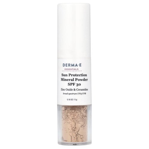 DERMA E Sun Protection Mineral Powder SPF 30, 0.16 OZ