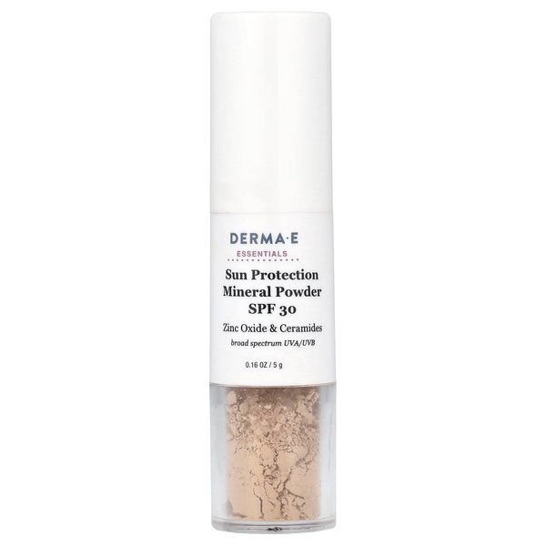 DERMA E Sun Protection Mineral Powder SPF 30, 0.16 OZ
