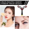 Eyebrow Stencil,Three types of eyebrows, Reusable Eyebrow Template, 3 Minutes Makeup, Suitable for Women girl Black