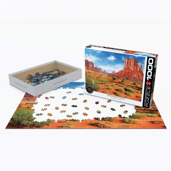 EuroGraphics Monument Valley 1000-Piece Puzzle, White