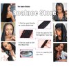 Braiding Hair Pre Stretched for Women Hair Extensions Box Braids Soft Synthetic Knotless Yaki Texture Hot Water Setting Braid Brown (24inch 3Packs)