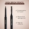 Waterproof Eyebrow Pen with Brush, Brow Pencil & Lash Spoolies for Eyelash Extensions, Eye Brow Pencils for Women, Eyelash Brush & Spoolie Combo, Eyebrow Makeup Tool Set, Brow Or Later (Medium Brown)