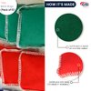 GSi Mini Toy Bean Bags | Used for Physical Education, Outdoor & Hand toss Games, Fun Activities Equipment for Kids | Made of Premium Cotton Fabric with Superior overlock Stitching | Pack of 12