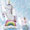Generic Giant Standing Unicorn foil Balloon, 3D Magical Rainbow Cloud Unicorn Party Balloons, Girls Birthday Wedding Baby Shower Decorations Party Supplies (37inch)