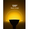 LOHAS Yellow Bug Light Bulbs Outdoor, PAR38 LED Flood Light Outside, 150-200W Equivalent 2000K Non-Attracting, 15W 1100LM Non-Dimmable Amber Porch Lights, E26 Base for Patio, Backyard, Party, 2 Pack