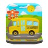 Blue Orchards School Bus Dinner Plates (Pack of 20) - School Bus Party Supplies, School Bus Birthday Plates, School Graduation Decorations, Transportation Party