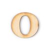 2-Inch Decorative Wooden Letter O - Alphabet Letters for DIY Wall Signs, Table & Shelf Decorations - Wood Letters for Crafts & Party Decor