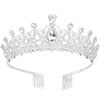 Tiara and Crown for Women Headbands for Women Girls Halloween Cosplay Princess Queen Crown Bride Headpiece for Wedding Prom Queen Gift Sets