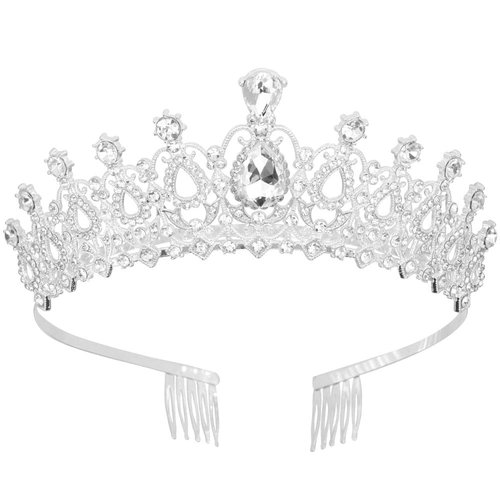 Tiara and Crown for Women Headbands for Women Girls Halloween Cosplay Princess Queen Crown Bride ...