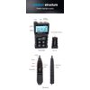 NOYAFA Advanced Network Cable Tester With PoE& NCV & Lamp For CAT5e/CAT6/CAT6a, Multifunction Wire Tracker Cable Tester For Tracker Underground Telephone Line Finder Home Repair