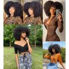 Curly Wigs for Black Women Afro Curly Wigs with Bangs Afro Hair Synthetic Heat Resistant Wigs Short Curly Wig