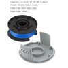 AC14RL3A String Trimmer Replacement Spool Line with 522994001 Cap for Ryobi One+ 24V, 18V, and 40V Cordless Trimmers, 0.065" Autofeed Replacement Spool- (12 Pack)