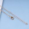 TseanYi Crystal Heart Necklace Gold Cz Heart Pendant Necklace Boho Love Heart Necklace Sparkling Crystal Heart Choker Necklace Crystal Love Pendant Necklace Chain