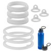 IMPRESA [3 Sets Water Bottle Gasket Replacement for Thermoflask 40oz, 24oz, 32oz & 64oz Insulated Stainless Steel Water Bottle Lid - 3 Each for Water Bottle Straw Lid, Chug Lid & Chug Spout-9 Total