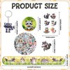 98 PCS Raccoon Party Favors, Raccoon Temporary Tattoos Slap Bracelets Keychains Stickers Badges for Woodland Raccoon Birthday Party Decorations Supplies Gifts for Kids Boys Girls Classroom Rewards