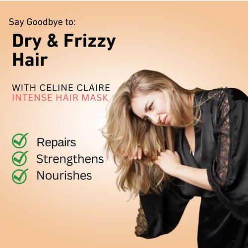 Celine Claire Intensive Hair Mask | Deep Moisturizing Conditioner | Repairs and Protect hair strands | 400 ML Pack for treatment and repair of Damaged, Color-Treated, Dry or Frizzy hair
