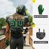 Nxtrnd Football Back Plate, Professional Football Backplates for Shoulder Pads (Matte Black, Adult)