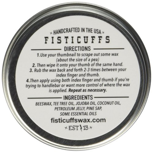 Fisticuffs Strong Hold Mustache Wax Gentlemen's Blend 1 OZ. Tin