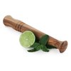 Twine Acacia Wood Mojito Muddler for Cocktails with Jute Storage Pouch, Bar Accessories, Cocktail Muddler, Drink Muddler, Set of 1, Wood Grain