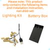 GEAMENT LED Lighting Kit for Attack on The Burrow - Compatible with Lego 75980 Model (Model Set Not Included)