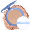 Kaely Oil Control Face Pressed Powder,Perfection Matte Compact Powder,Long Lasting Waterproof Finishing Powder Makeup,polvo compacto de maquillaje,Lightweight,Vegan,140 Golden Beige