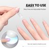 GAOY Solid Nail Glue Gel for Nail Tips, 30g Solid Nail Gel, Strong Solid Nail Glue for Press Ons, Fake Nail Tips and Acrylic Nail Tips, UV Light Cure
