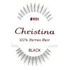 12 Packs #601 Christina 100% Human Hair Fake Eyelashes