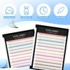12Rows 240Pcs 10D Colorful Individual Premade Fans False Eyelashes Mixed 12 Colors Volume Eye Lashes Extensions Makeup Cluster Eyelashes 8/10/12/13/14/15/16mm Available (15MM)