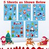 Partywind 90 Styles Christmas Temporary Tattoos for Kids Stocking Stuffers, Cute Christmas Holiday Birthday Party Decorations Supplies Favors, Xmas Toys (5 Sheets)